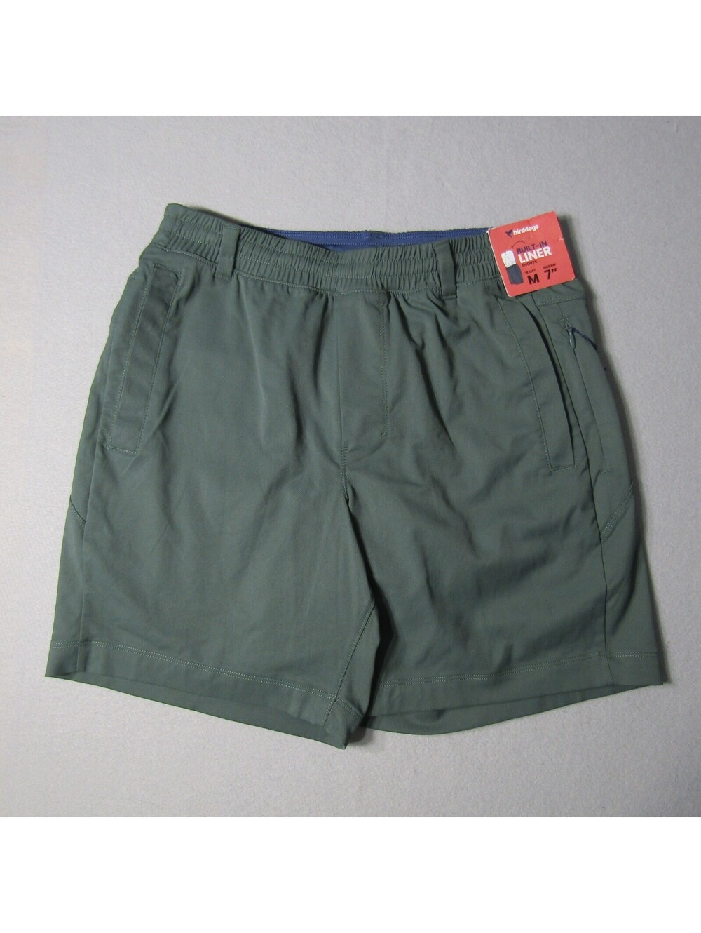 NWT Birddogs Soft Series Shorts Men's L Poppy seed heather